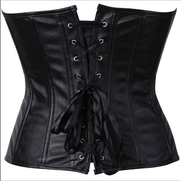 Leather Corset Satin Finished New - Picture 5 of 5